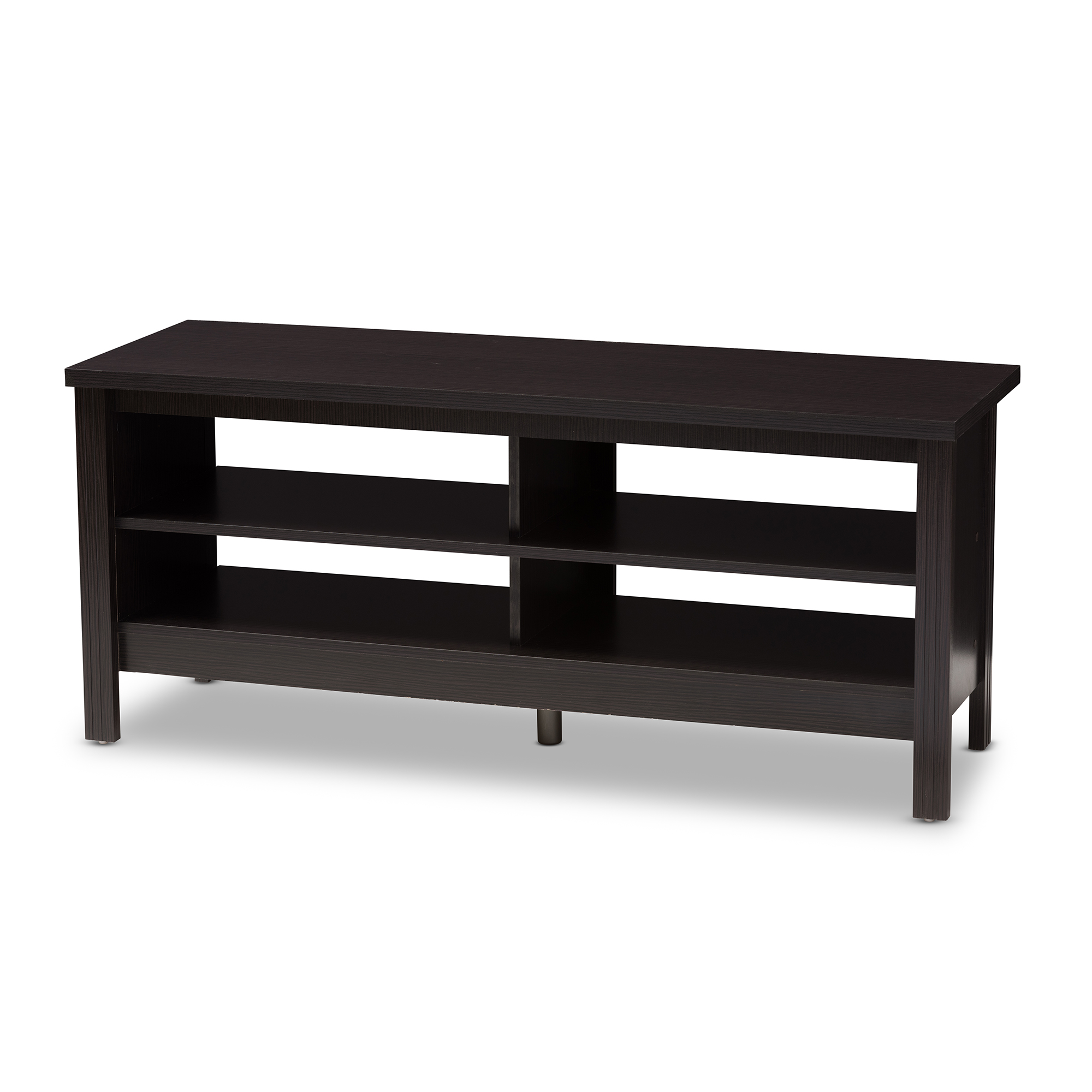 Baxton Studio Sloane Modern and Contemporary Wenge Brown Finished TV Stand